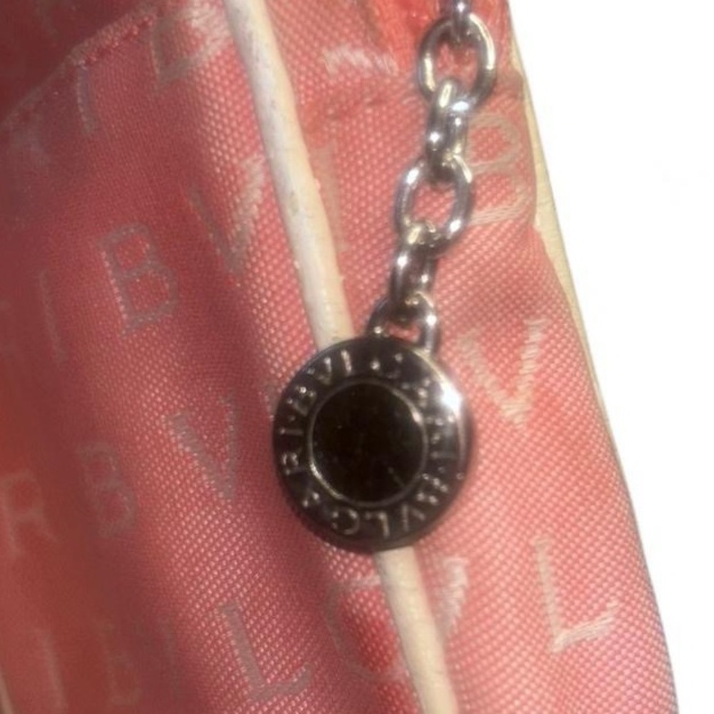 Bulgari Pink Logo Cosmetic Pouch - Picture 9 of 9